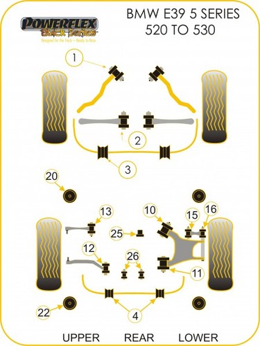Powerflex für bmw e39 - für,
